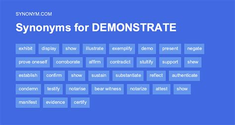 antonyms of demonstrate